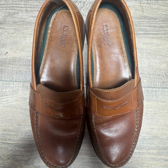E.T. Wright Brown Leather Penny Loafers Men\'s Size 13 main image 7
